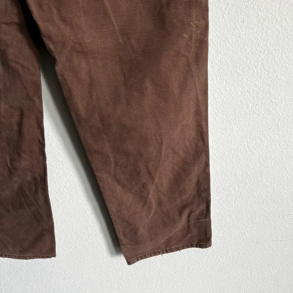Carhartt B136 CHT brown double knee work wear carpenter pants